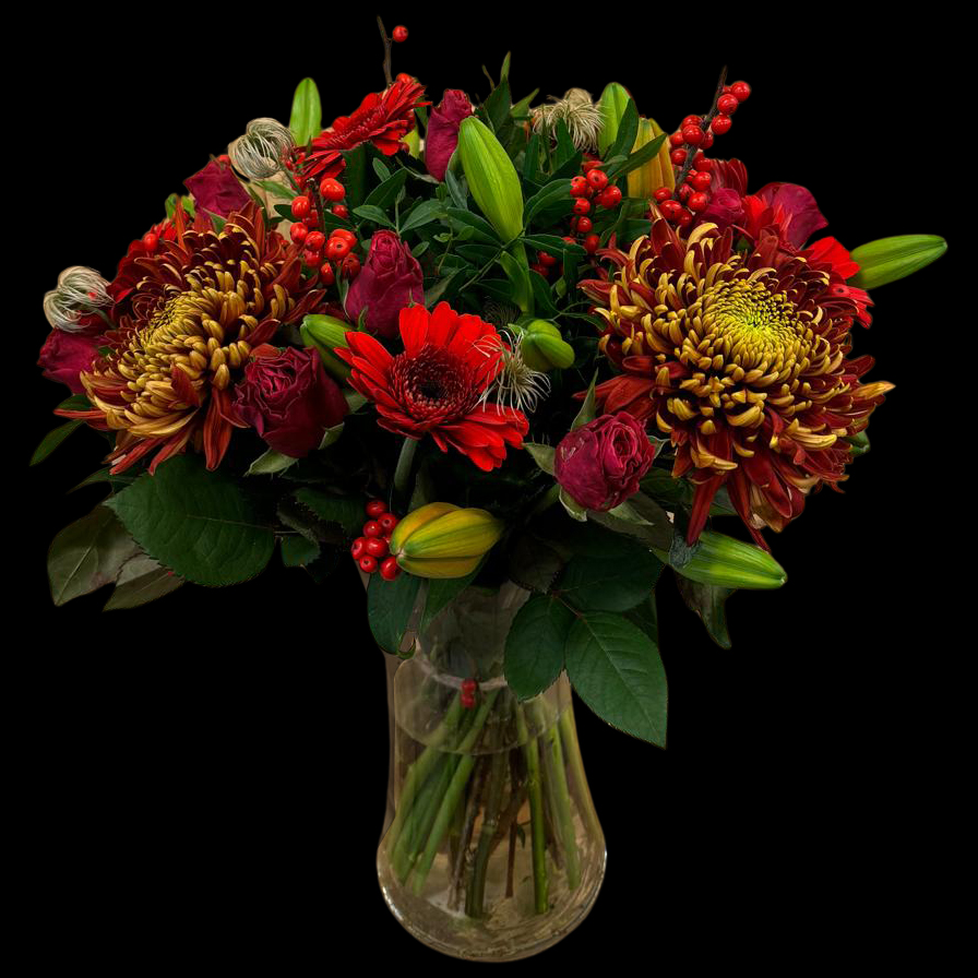 boeket Daniëlle met bloemen in zachte kleuren
