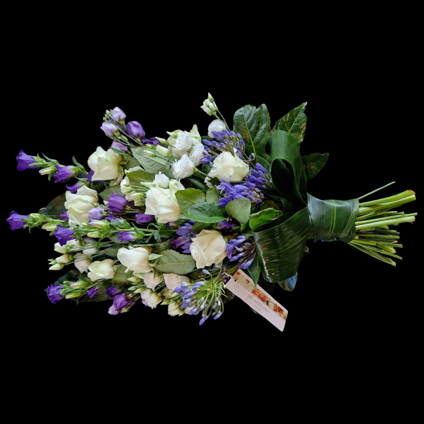 rouwboeket Eindeloos Afscheid met bloemen in zachte, rustige kleuren